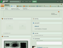 Tablet Screenshot of etherxl.deviantart.com