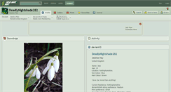 Desktop Screenshot of deadlynightshade282.deviantart.com