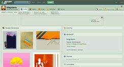 Desktop Screenshot of king-stevo.deviantart.com