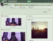 Tablet Screenshot of laylaxbx.deviantart.com