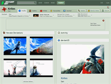 Tablet Screenshot of knites.deviantart.com
