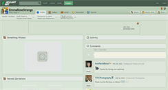 Desktop Screenshot of emmarosestrange.deviantart.com