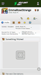Mobile Screenshot of emmarosestrange.deviantart.com