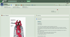 Desktop Screenshot of ellanyx.deviantart.com
