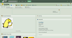Desktop Screenshot of breadlegs.deviantart.com