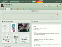 Tablet Screenshot of hetaliatoast.deviantart.com