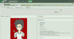 Desktop Screenshot of demontoy.deviantart.com