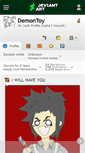 Mobile Screenshot of demontoy.deviantart.com