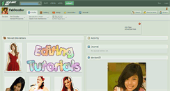 Desktop Screenshot of fabdoodler.deviantart.com