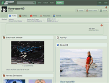 Tablet Screenshot of i-love-sasori60.deviantart.com
