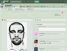 Tablet Screenshot of greengfx.deviantart.com