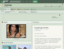 Tablet Screenshot of eulydesign.deviantart.com
