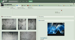 Desktop Screenshot of carnagerulez.deviantart.com