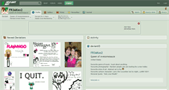 Desktop Screenshot of fr3akxx2.deviantart.com