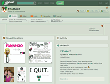 Tablet Screenshot of fr3akxx2.deviantart.com