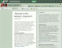 Tablet Screenshot of musical-inspiration.deviantart.com