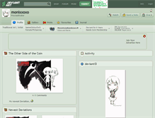 Tablet Screenshot of monixxoxo.deviantart.com