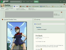 Tablet Screenshot of danthas.deviantart.com