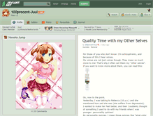 Tablet Screenshot of 100procent-juul.deviantart.com