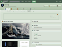 Tablet Screenshot of muqqq.deviantart.com