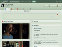 Tablet Screenshot of karllemmett.deviantart.com