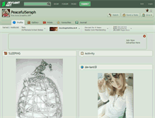 Tablet Screenshot of peacefulseraph.deviantart.com