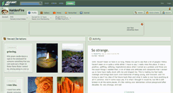 Desktop Screenshot of maidenfire.deviantart.com