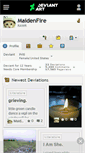 Mobile Screenshot of maidenfire.deviantart.com
