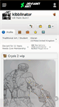 Mobile Screenshot of kibblinator.deviantart.com
