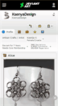 Mobile Screenshot of ksenyadesign.deviantart.com