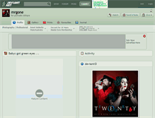Tablet Screenshot of mrgone.deviantart.com