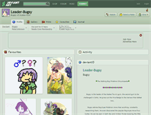 Tablet Screenshot of leader-bugsy.deviantart.com