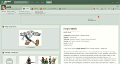 Desktop Screenshot of creid.deviantart.com