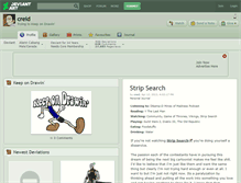 Tablet Screenshot of creid.deviantart.com