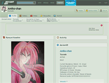 Tablet Screenshot of amiko-chan.deviantart.com