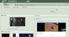 Desktop Screenshot of cristin.deviantart.com
