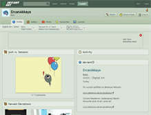 Tablet Screenshot of ercanakkaya.deviantart.com