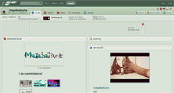 Desktop Screenshot of mayahatsune.deviantart.com