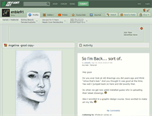 Tablet Screenshot of enbie91.deviantart.com
