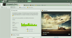 Desktop Screenshot of photography-fans.deviantart.com