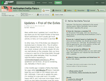 Tablet Screenshot of melinamarchetta-fans.deviantart.com