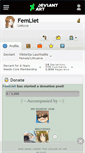 Mobile Screenshot of femliet.deviantart.com