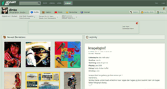Desktop Screenshot of dimbo.deviantart.com