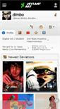 Mobile Screenshot of dimbo.deviantart.com