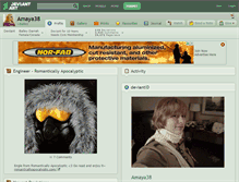 Tablet Screenshot of amaya38.deviantart.com