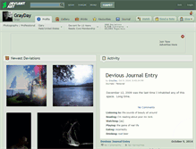 Tablet Screenshot of grayday.deviantart.com