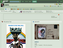 Tablet Screenshot of killb94.deviantart.com