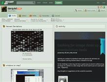 Tablet Screenshot of darquiel.deviantart.com