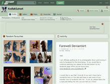 Tablet Screenshot of kodiaksunset.deviantart.com