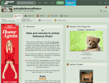 Tablet Screenshot of animalreferencephoto.deviantart.com
